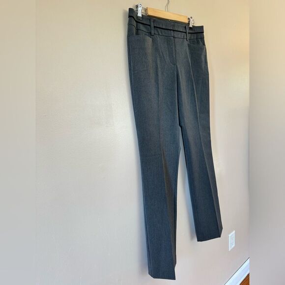 SALE! Gray New York & Co Straight Leg Trousers Size 8 NWOT - Picture 3 of 5